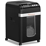 Bonsaii 200-Sheet Auto Feed Paper Shredder, 60-Min Nonstop Heavy Duty Shredders for Office, 8.1-Gal Bin, P4 High Security Micro Cut Large Commercial Paper Shredder for Business (C283-A New Version)