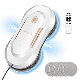 CHOVERY CL-3 Robot Nettoyeur de Vitre 3800Pa avec Fonction Pulvérisateur Robot Laveur de Vitre Automatique électrique avec Double Pulvérisation d'eau