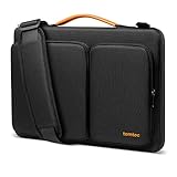 tomtoc Laptoptasche 15/15,6/16 Zoll Notebooktasche mit 360° Schütz Umhängetasche, Laptoptasche 16 zoll Wasserabweisend Schutzhülle Kompatibel mit Acer, ASUS, Dell, HP, Lenovo, Chromebook & MacBook