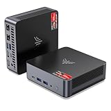KAMRUI AM21 Mini PC, AMD Ryzen 7 8745HS (8C/16T, up to 4.9GHz), 32GB DDR5 5600MHz RAM, 1TB M.2 2280 PCIe 4.0 SSD, Mini Desktop Computer with Radeon 780M, USB4, Quad Display, Dual LAN, HDMI, WiFi 6