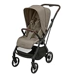 Maxi-Cosi Leona² Cochecito, 0-4 años, 0-22 kg, Silla paseo ligera, Plegado supercompacto, Plegable con una mano, 3 reclinaciones, Reclinación total, Asiento reversible, Twillic Truffle