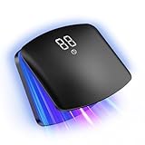 Suuprone Upgrade Nagelpilz Lasergerät, 15 LED Tragbar & Wiederaufladbar per USB-C, 11 Blaulicht + 4 Infrarot, Touchscreen, 5/10/15/20 Min Timer, Nagelpilz Laser Für Finger & Zehen