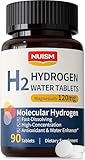 Nuism Hydrogen Water Tablets with Magnesium,Hydrogen Tablets for Drinking Water,Antioxidant and Cellular Health Support, H2 Molecular Tabs,90 Tablets