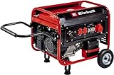 Einhell Stromerzeuger (Benzin) TC-PG 65/E5 (6500 W Maximalleistung, 6000 W max. Dauerleistung, 25 L Tank, 4-Takt-Motor, 2x 230 V, 1x 400 V, Ölmangelsicherung)