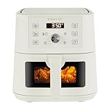 Instant Pot 4Qt VORTEX 6-in-1 Mini Air Fryer, Custom Program Options, Air Fry, Broil, Roast, Dehydrate, Bake, Reheat, Sea Salt, 4 Quarts