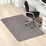 Blvornl Office Chair Mat for Hardwood Floor, 36" x 48" Desk Computer Chair Mat for Hard Wood and Tile Floor, Large Anti-Slip Hard Floor Protector Rolling Chair Mat, PVC Mat Desk Rug for Office Home