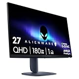 Alienware 27 Gaming Monitor - AW2725DM - 27-inch QHD (2560 x 1440) up to 180 Hz Display, 1ms Gray to Gray, IPS Panel, NVIDIA G-SYNC, AMD Freesync, VESA AdaptiveSync, VESA DisplayHDR 400
