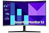 Samsung 32-inch FHD Black Curved Screen Monitor with 100 Hz Refresh Rate, Game Mode, Eye Saver Mode, Multiple connectivity - (LS32D390GANXZA) [Canada Version]