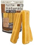 Mighty Paw Yak Cheese Dog Chews – All-Natural Long Lasting Hard Chew for Aggressive Chewers – High Protein, Odor-Free Dog Treat – 3 Ingredient Natural Yak Chews for Large Dogs – (4 Pack)