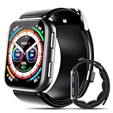 Smart Watch Blood Pressure, 1.95'' Blood Pressure Monitor Watch with Air Pump Cuff, Blood Pressure Watch for Sleep and Sports Tracking for Android iOS Supports Reminder Monitoring, Data Sharing Etc