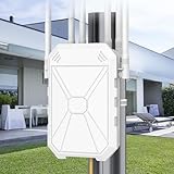 AX3000 Outdoor WiFi 6 Extender, High Power Outdoor WiFi Extender Signal Booster, Long Range Outdoor WiFi Access Point, IP67 Weatherproof, with PoE, for Starlink, Patio, Camping, Yard, RV
