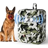 Anti Barking Device - Rechargeable Dog Bark Deterrent Device with 3 Adjustable Modes - Bark Control Training Device to Stop Dog Barking up to 33FT Range - Safe for Dogs & Humans (Camouflage)