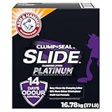 ARM & HAMMER Platinum Clumping Cat Litter, 2x Longer odour Control, Multi-Cat Clay, Ultimate 14-Day Freshness, Extra Oduor Eliminators, Effortless Clean, Dust-Free, Heavy-Duty Clumping, 16.78 kg