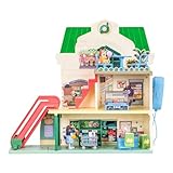 Bluey Supermarket Playset, 3 Different Levels with Exclusive Bluey and Bingo Figures. Includes Working Escalator, 24 Sounds and 15+ Play Pieces Plus Fun Intercom, Over 40cm (15") Tall.