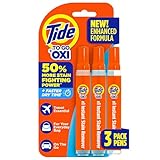 Tide To Go Stain Remover Pens - Instant Spot Cleaner, Portable & Travel-Friendly, Works on Food & Drink Stains, 3 Count