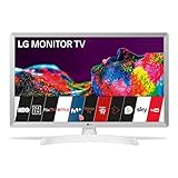 LG - 24TN510S- WZ - Monitor Smart TV da 60 cm (24") con schermo LED HD (1366 x 768, 16:9, DVB-T2/C/S2, WiFi, Miracast, 10 W, 2 x HDMI 1.4, 1 x USB 2.0, VESA 75 x 75), colore bianco