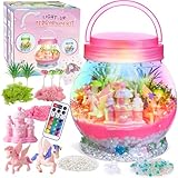 MELAND Unicorn Terrarium Kit for Kids, Craft Kits for Kids Girls Birthday Christmas Presents, Unicorn Toys Gifts for Girls 5 6 7 8 + Years Old