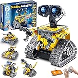 Sillbird Roboter Baukasten für Jungen 8-12 Jahre, 5-in-1 programmierbares Robotik Set mit App & Fernbedienung, Mint Technik Spielzeug, Geschenk für Weihnachten und Geburtstag, 488 Teile