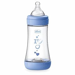 Biberón Chicco Perfect 5 Anticólicos - 240ml, Tetina Silicona Flujo Medio, Sistema IntuiFlow
